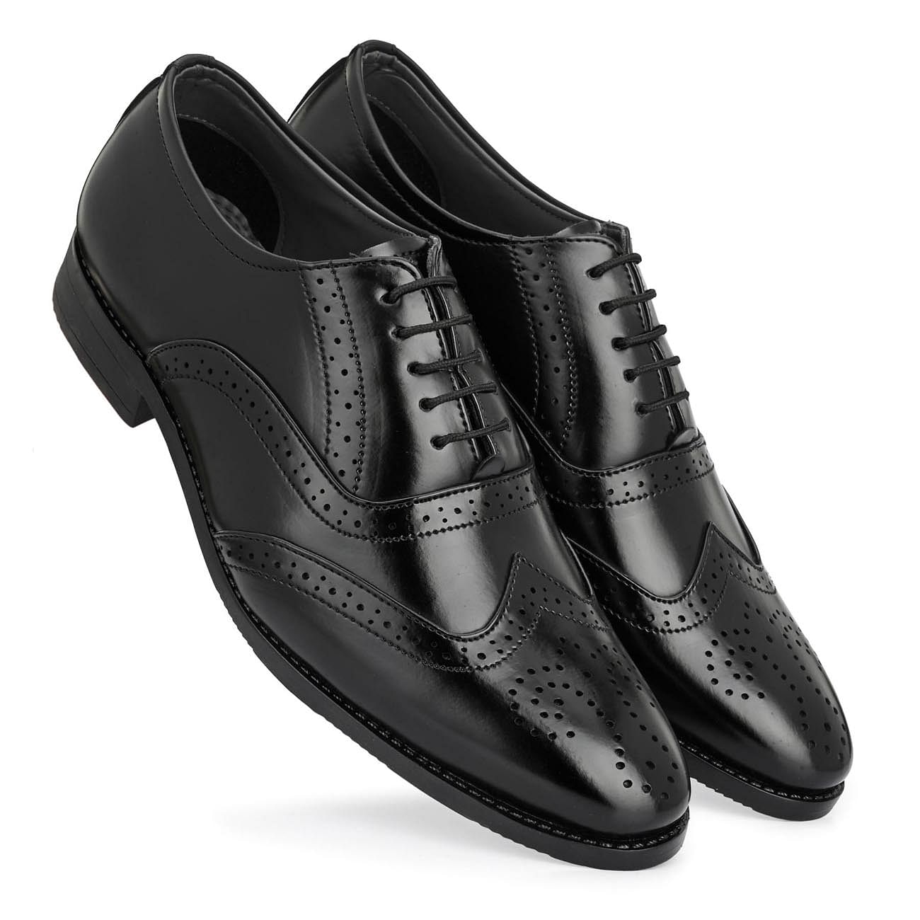 Pair-it Men's Formal Brogue Shoes - Black- LZ-T-FORMAL111