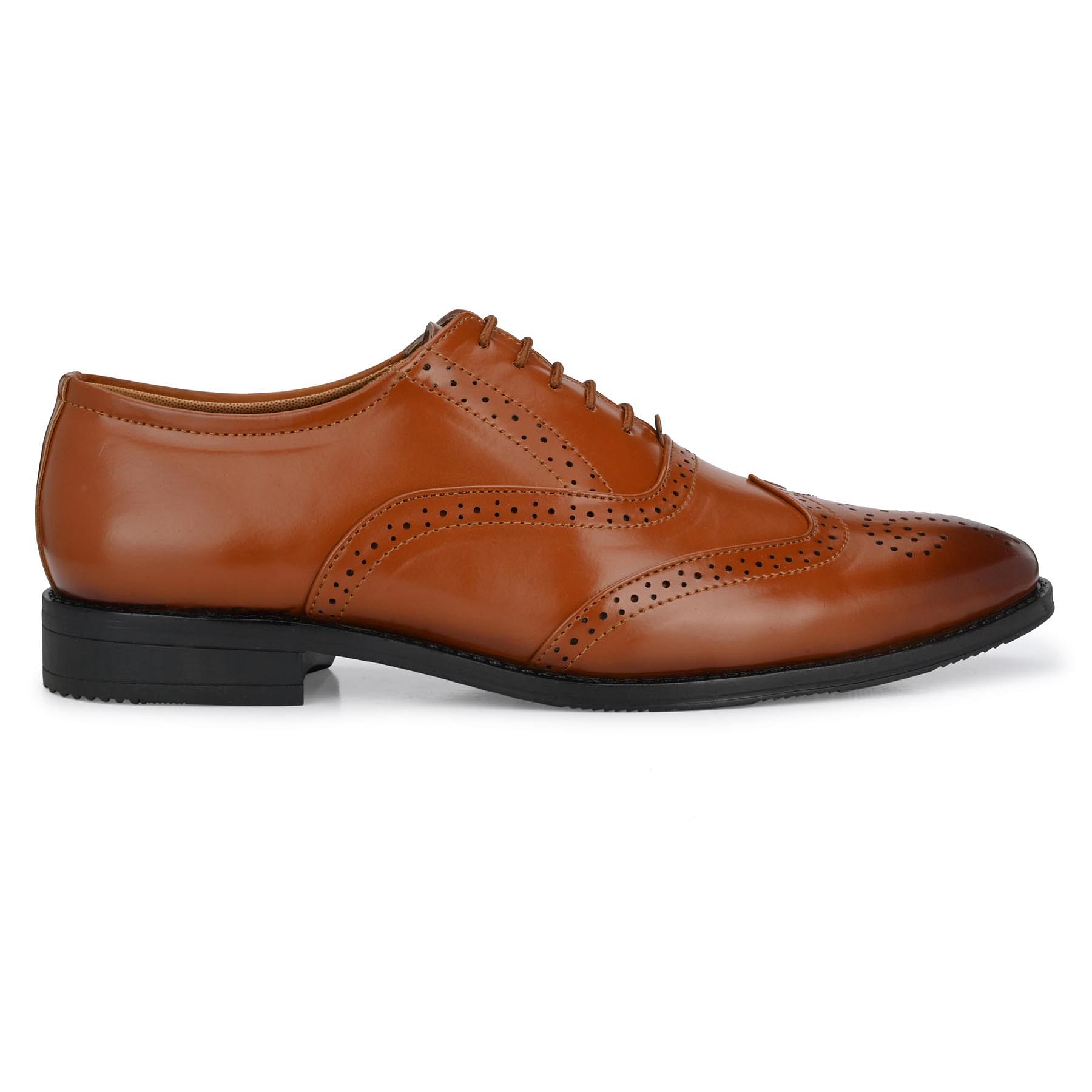 Pair-it Men's Formal Brogue Shoes - Tan - LZ-T-FORMAL112