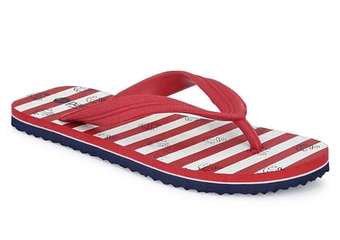 Pair-it Men EVA Flip-Flops MF-MN-FLIPFLOP004 RED/WHITE
