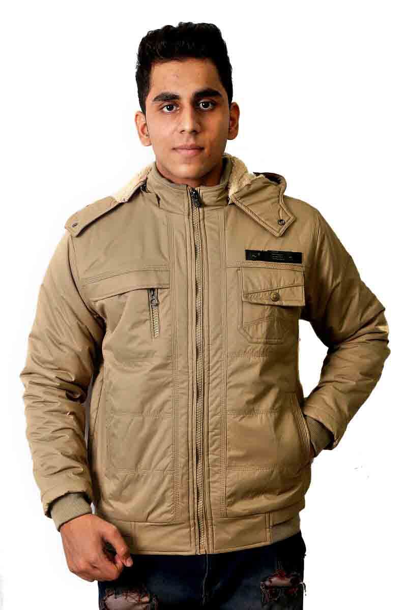 MI8 01 - Light Camel Winter's Hood Jacket