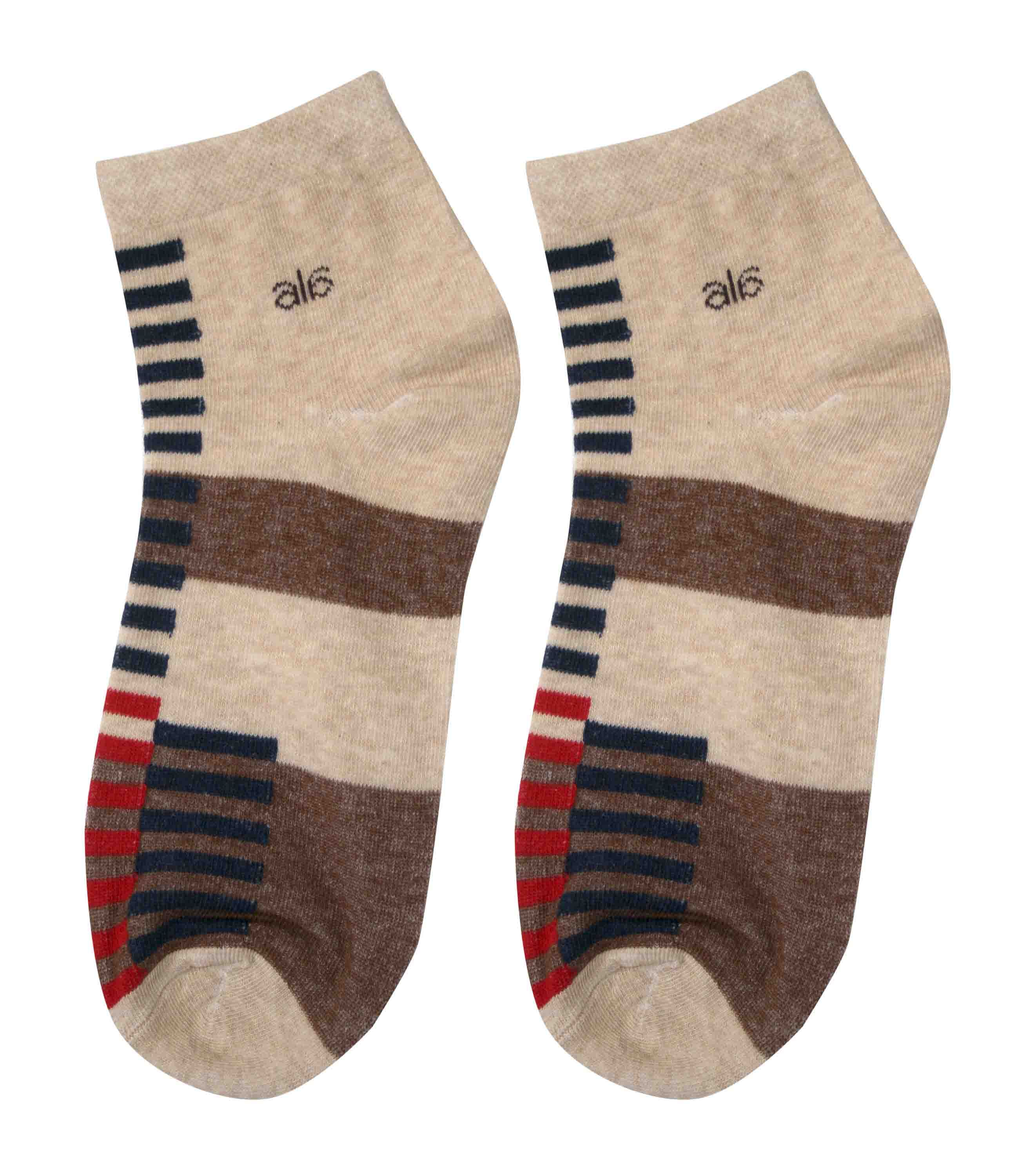 Foxy Cotton Men Socks - Ankle-BG-Mn-Ankle -002-BGE