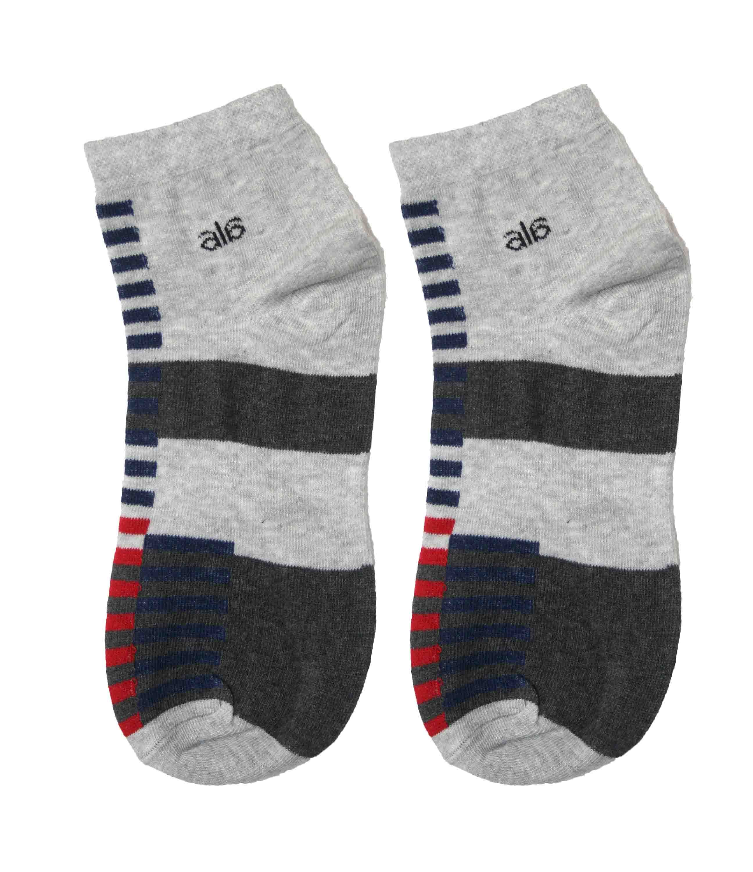 Foxy Cotton Men Socks - Ankle-BG-Mn-Ankle -002-LGY