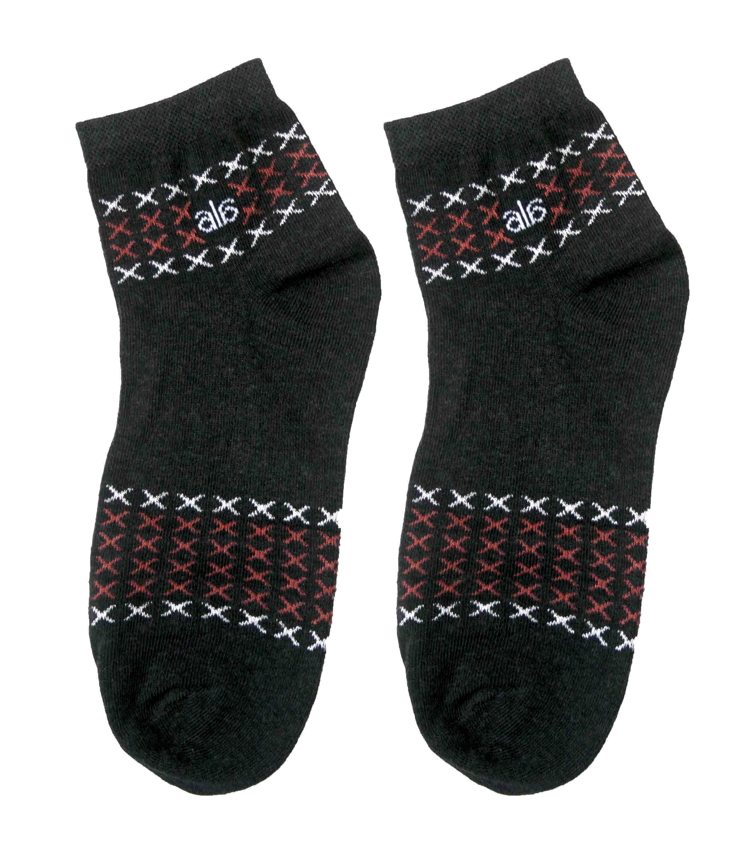 Foxy Cotton Men Socks - Ankle-BG-Mn-Ankle -003-DGY