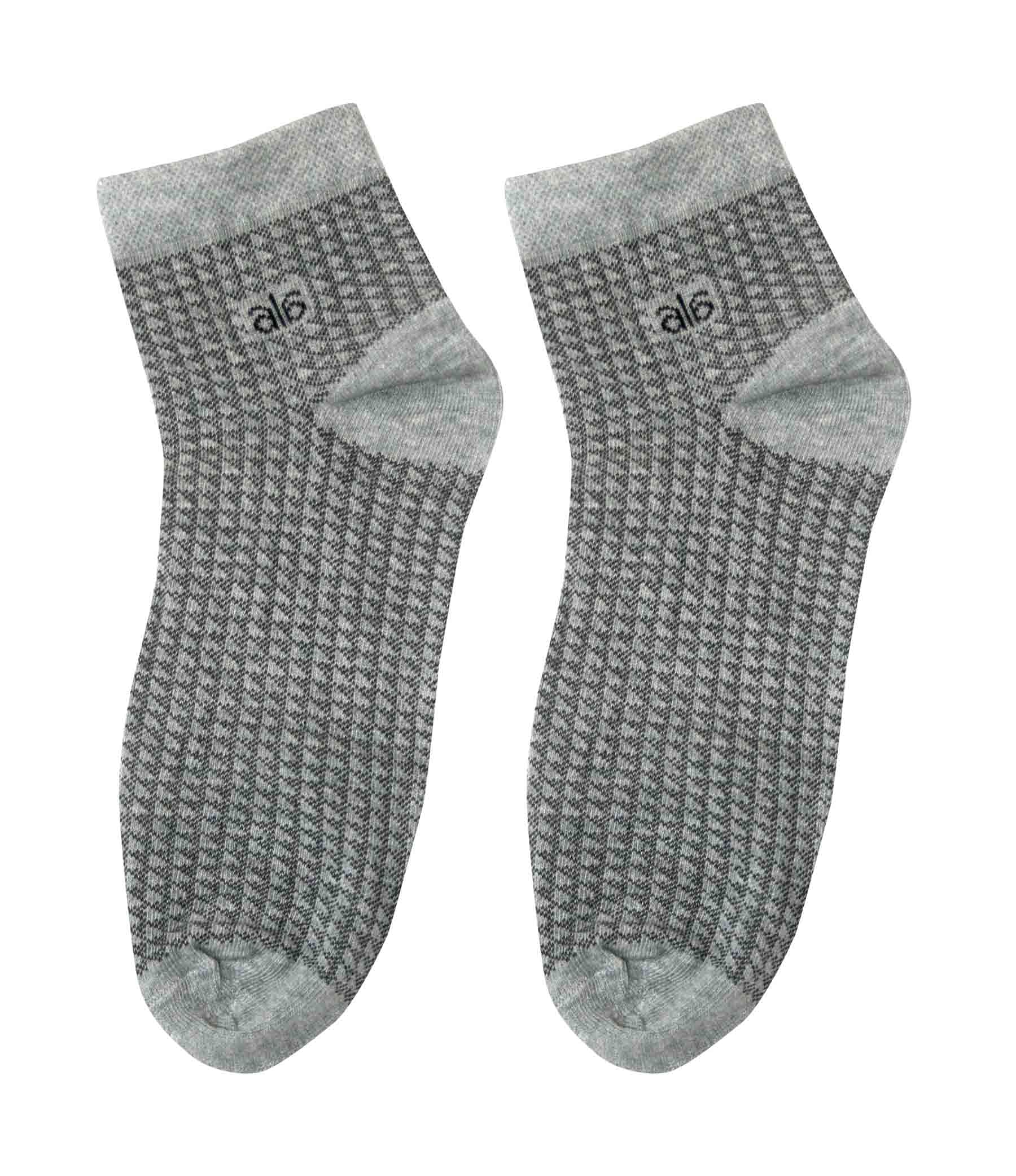 Foxy Cotton Men Socks - Ankle-BG-Mn-Ankle -005-LGY