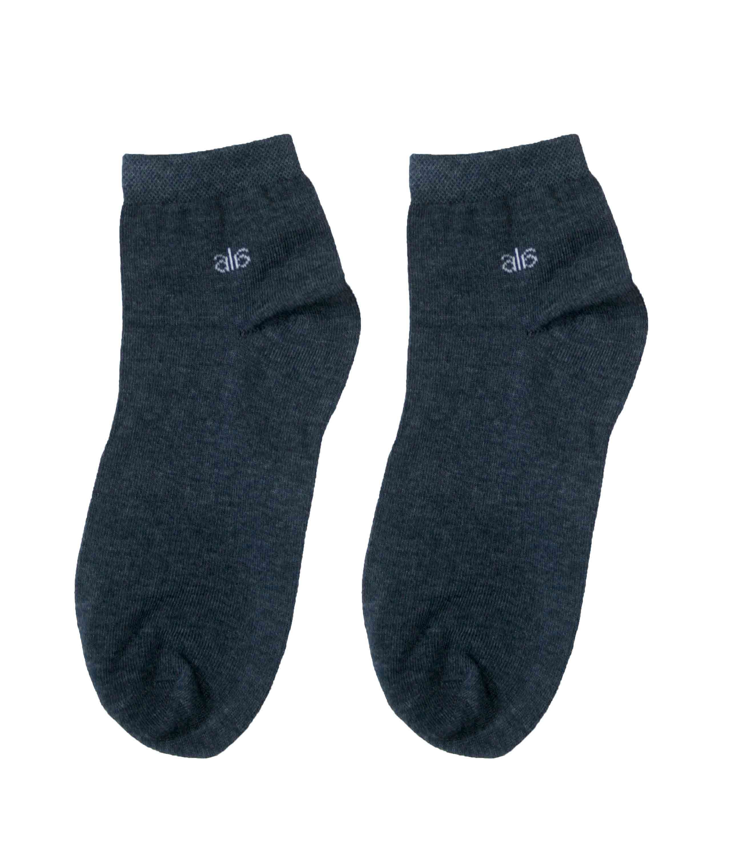 Foxy Cotton Men Socks - Ankle (Plain)-BG-Mn-Ankle Plain-001-NBU