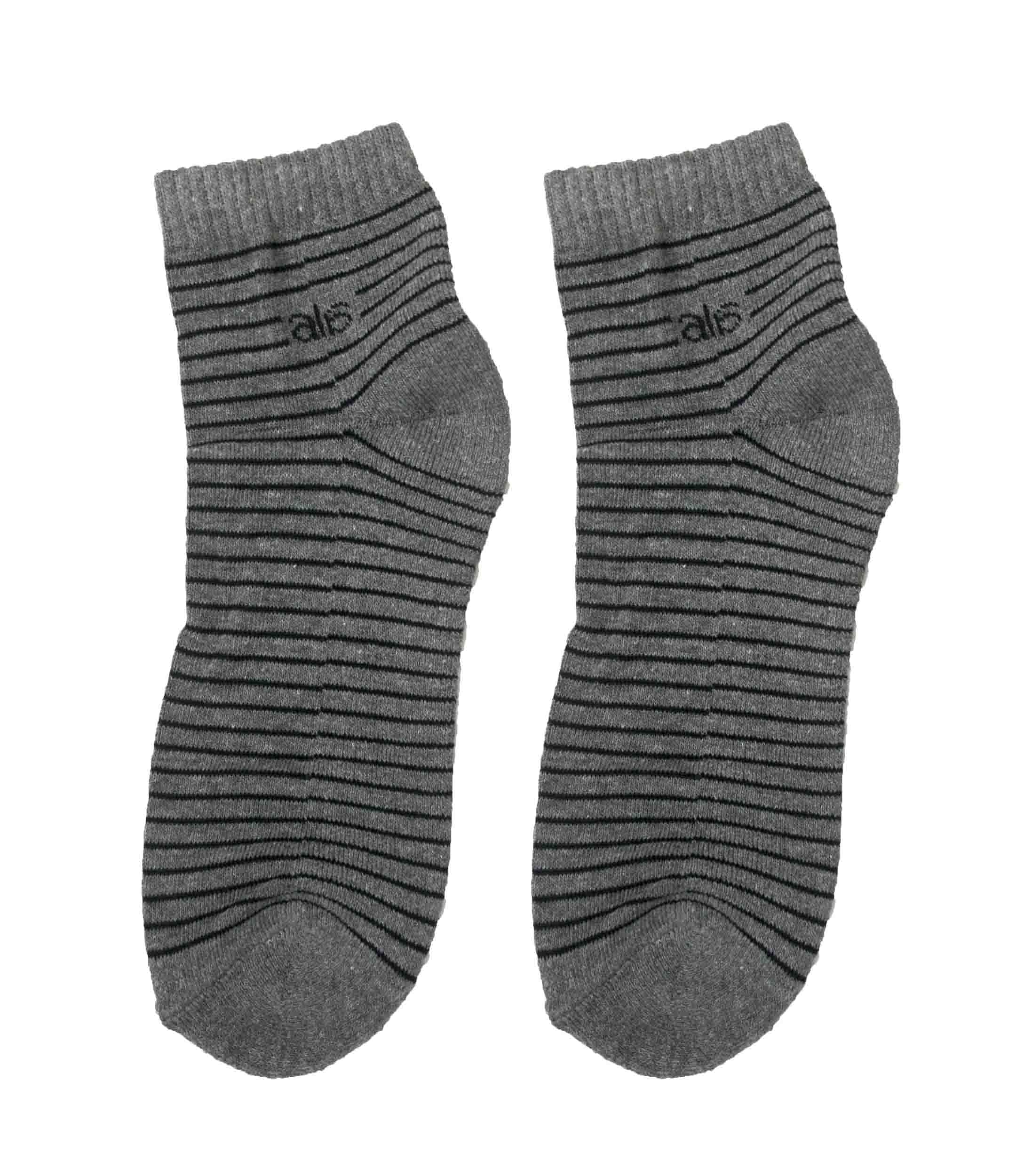 Hafy Terry Cotton Men Socks - Ankle-BG-Mn-H.Terry Ankle-001-DGY