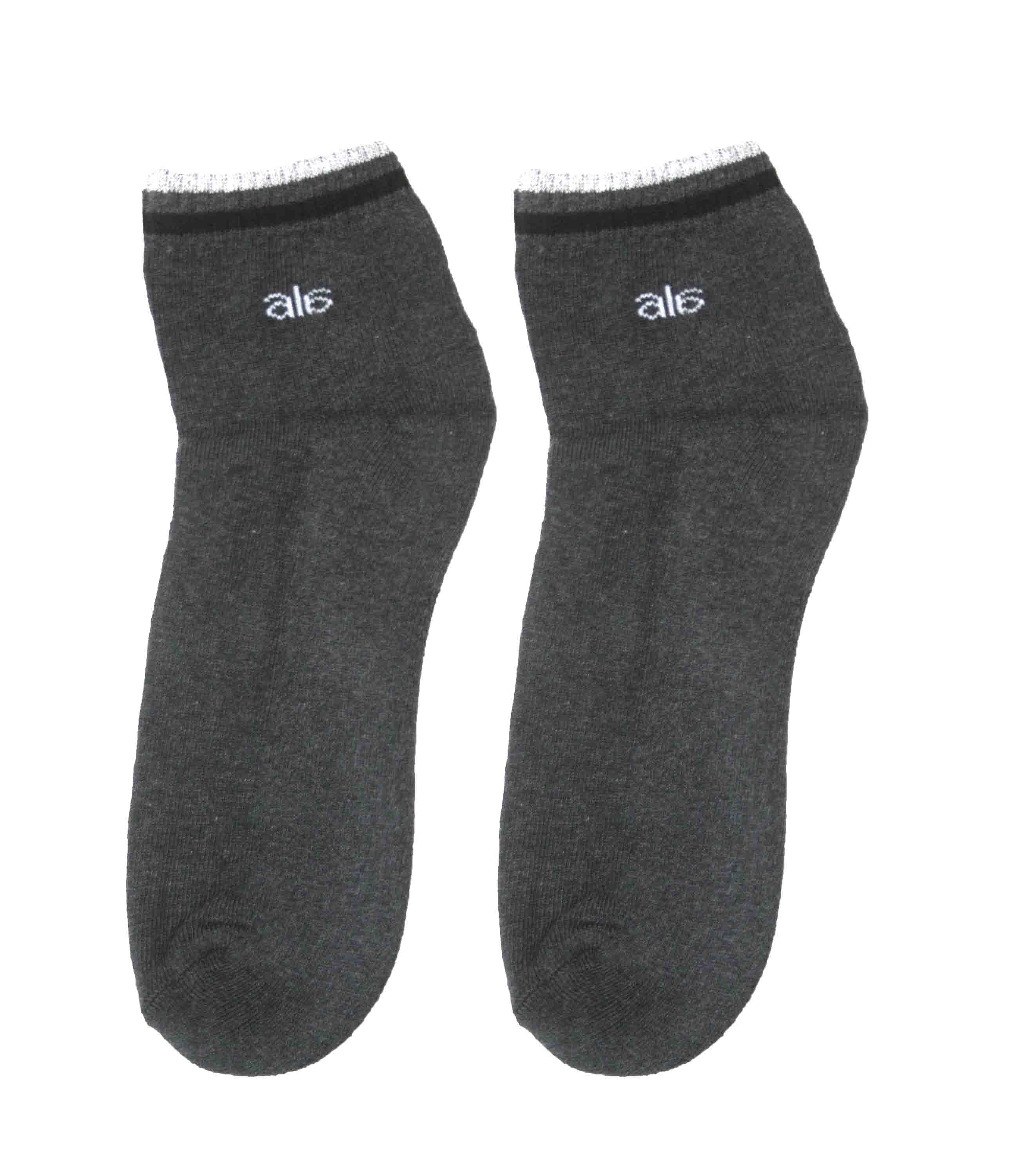 Hafy Terry Cotton Men Socks - Ankle-BG-Mn-H.Terry Ankle-002-DGY