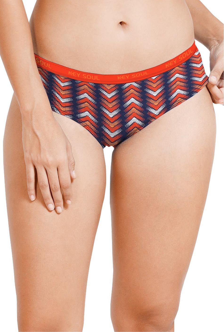 Printed Outer Elastic Panty Pack of 3 - KS002 - Pack - 28 - 3xl/105