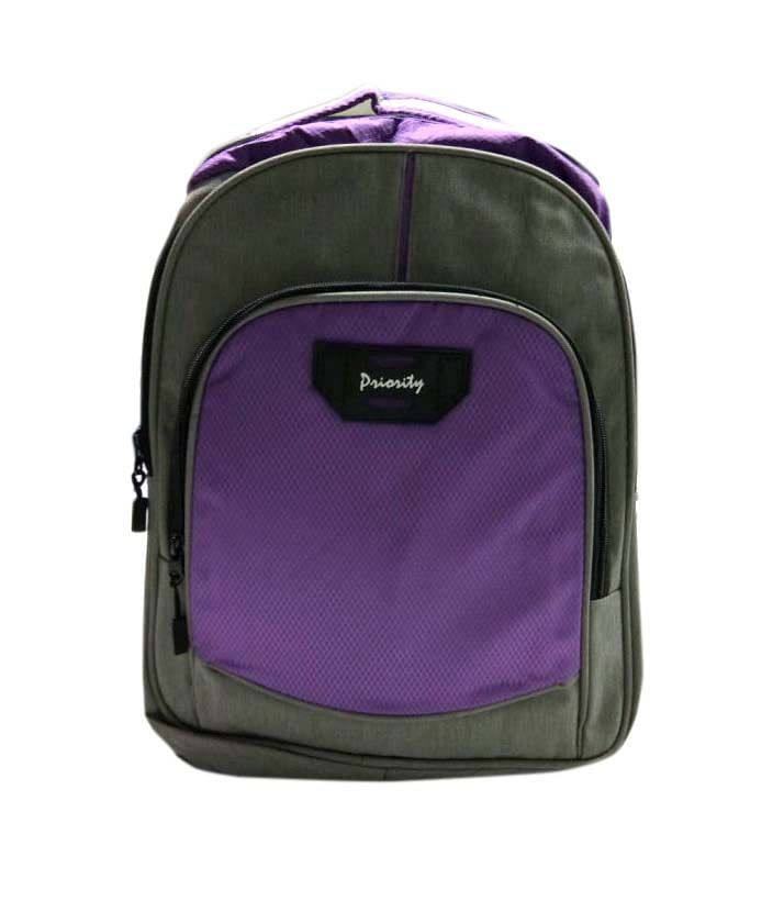 HS VALENTEENO 01-GRAY/PURPLE Backpack Bag