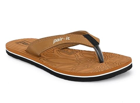 Pair-it Women Fabrication Slipper R4-ELEGANCE007 Tan