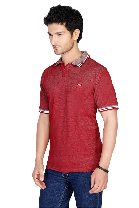 RE FPT 1-BLOOD RED POLO T SHIRT