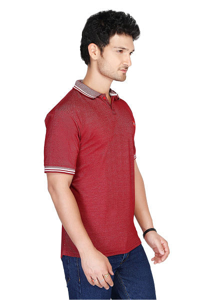 RE FPT 1-BLOOD RED POLO T SHIRT