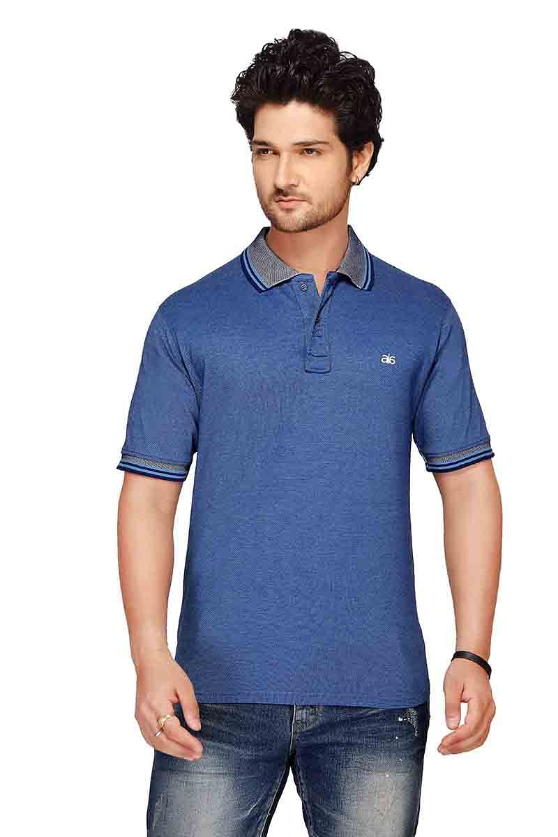 RE FPT 1-BLUE POLO T SHIRT