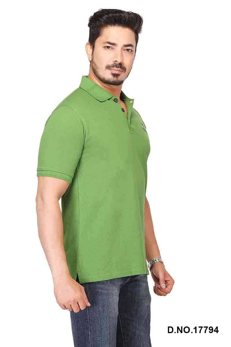 RE FPT 2-OLIVE GREEN POLO T SHIRT