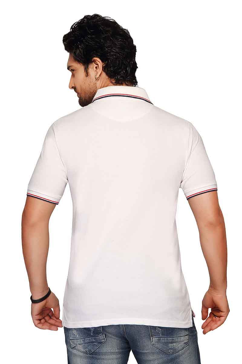 RE FPT 2-WHITE POLO T SHIRT