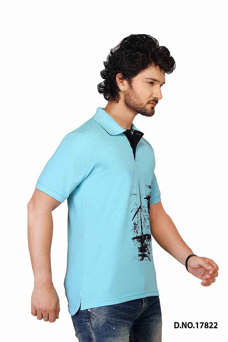 RE FPT 3-SKY POLO T SHIRT
