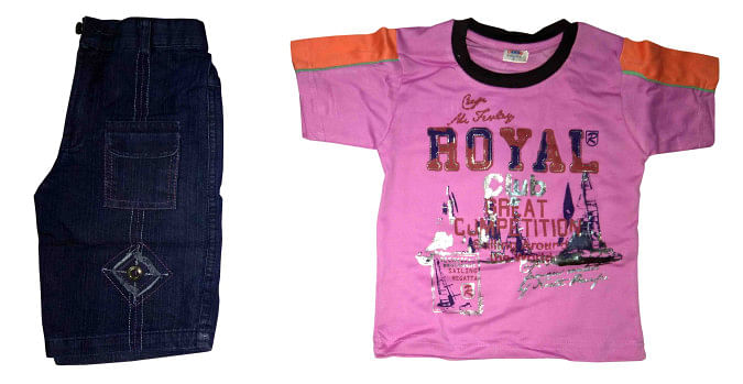 Royal club-Pink Kids Baba suit
