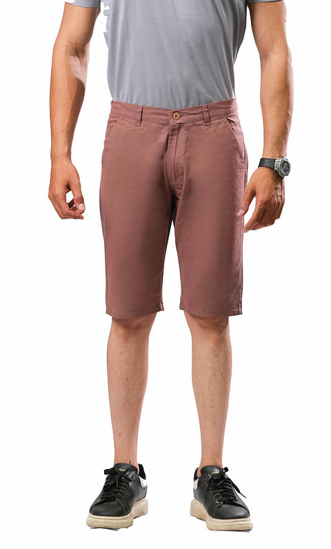 Authenzaa Shorts-CS-SH0001, Wine