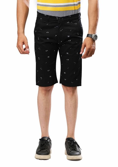 Authenzaa Shorts-CS-SH0004, Black