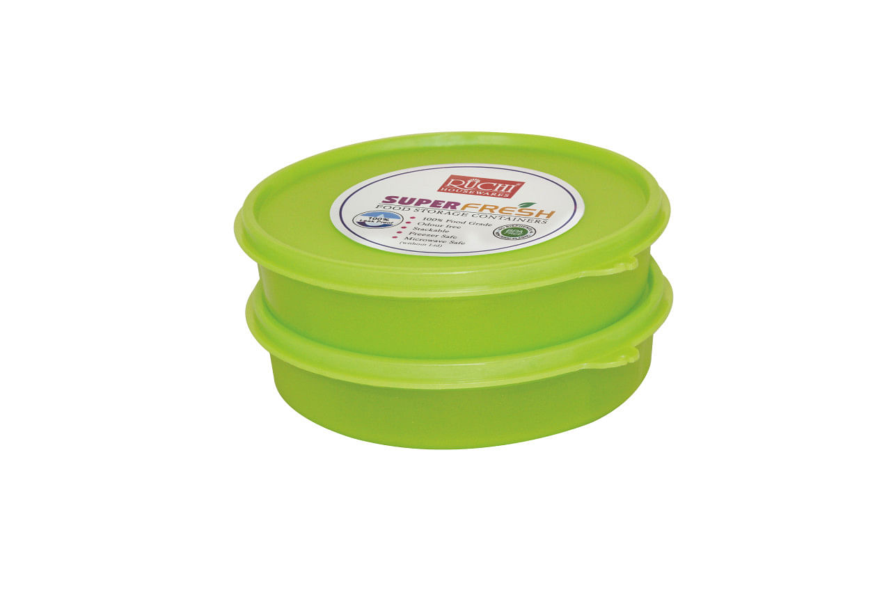 FOOD CONTAINER SET 500 ML (SET OF 2) SHADE-GREEN