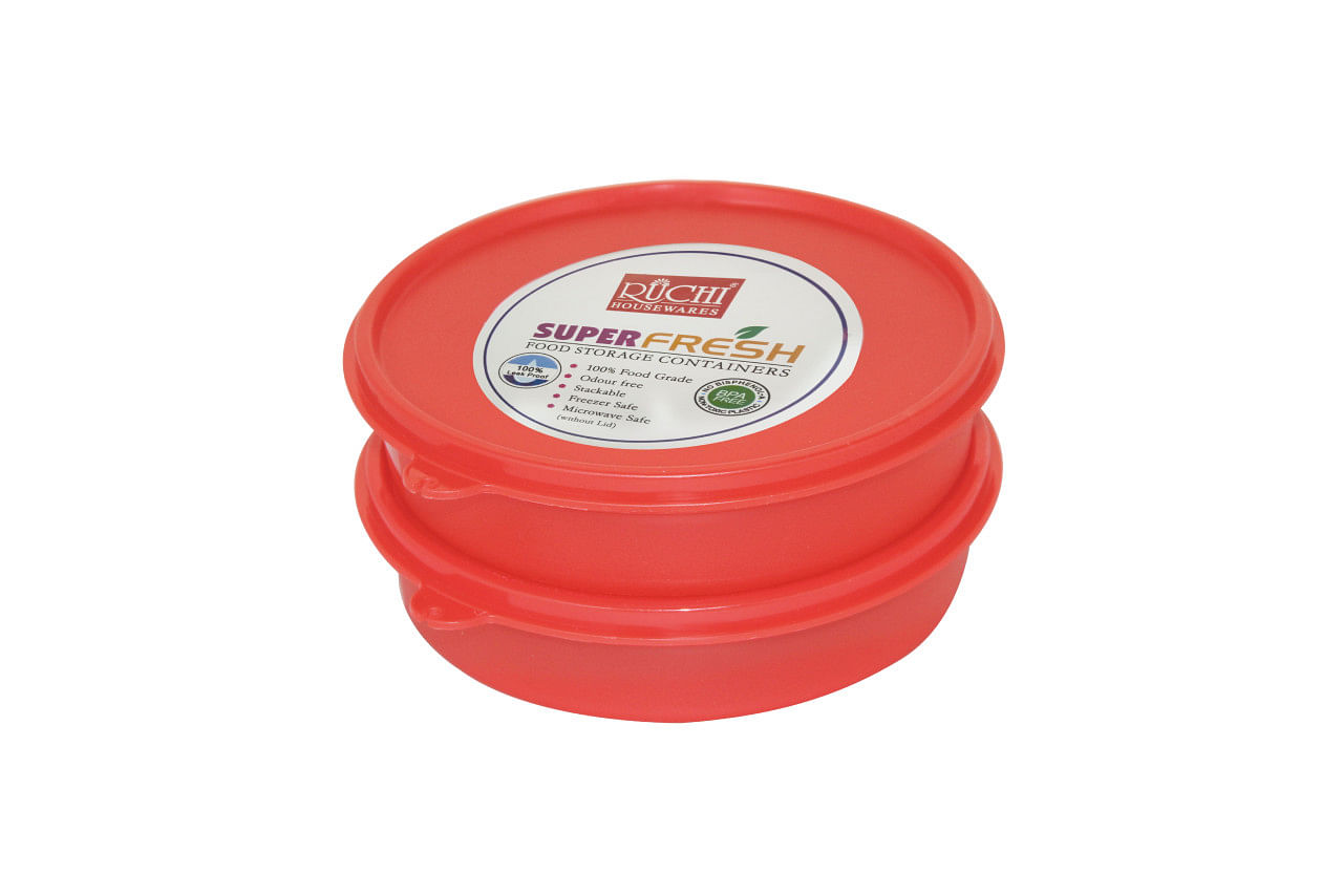 FOOD CONTAINER SET 500 ML (SET OF 2) SHADE-RED