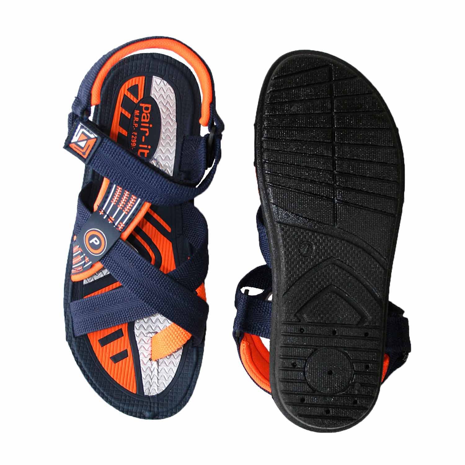 Pair-it Mn Sandals-RE-Gladio112-N. Blue/Orange