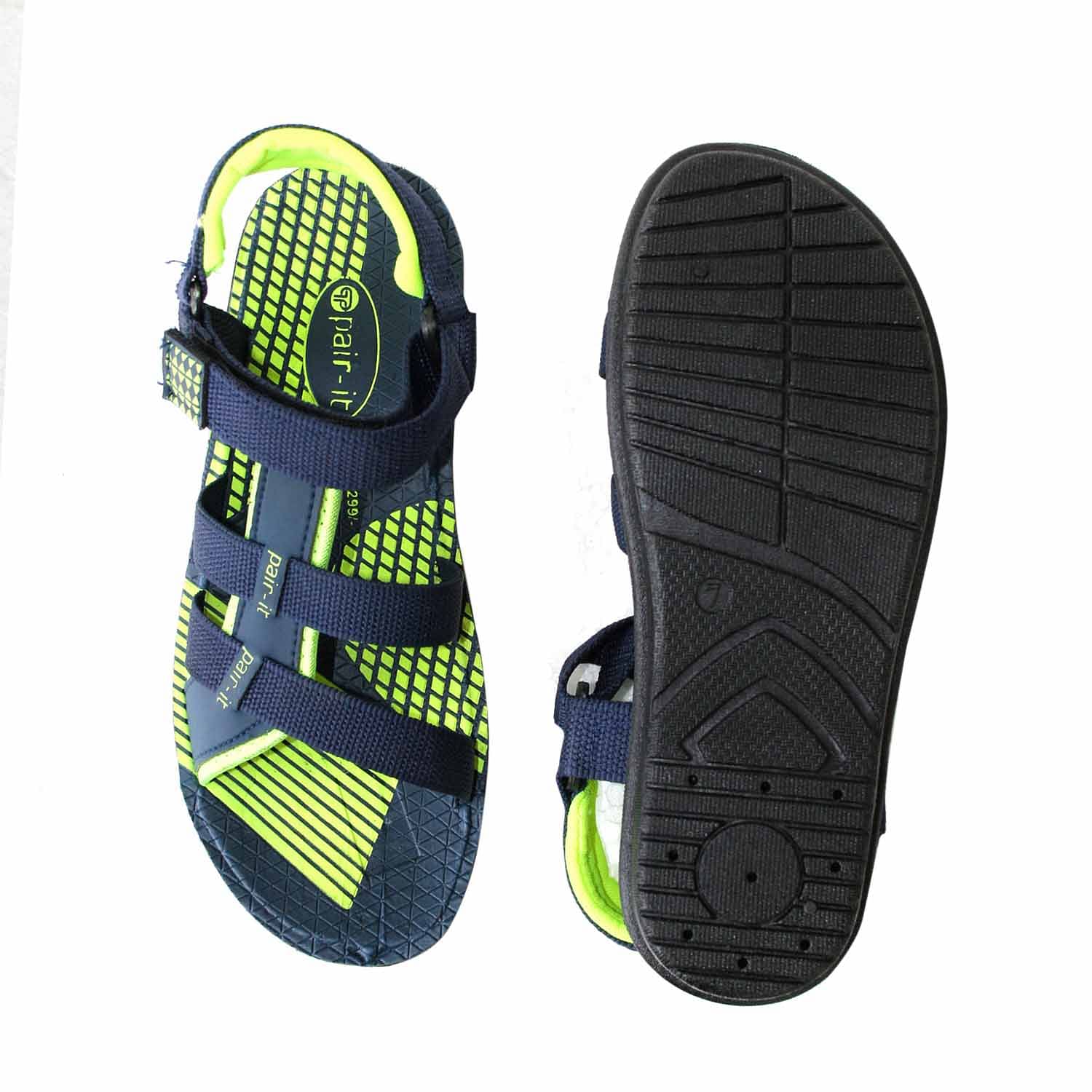 Pair-it Mn Sandals-RE-Gladio105-N Blue/P Green
