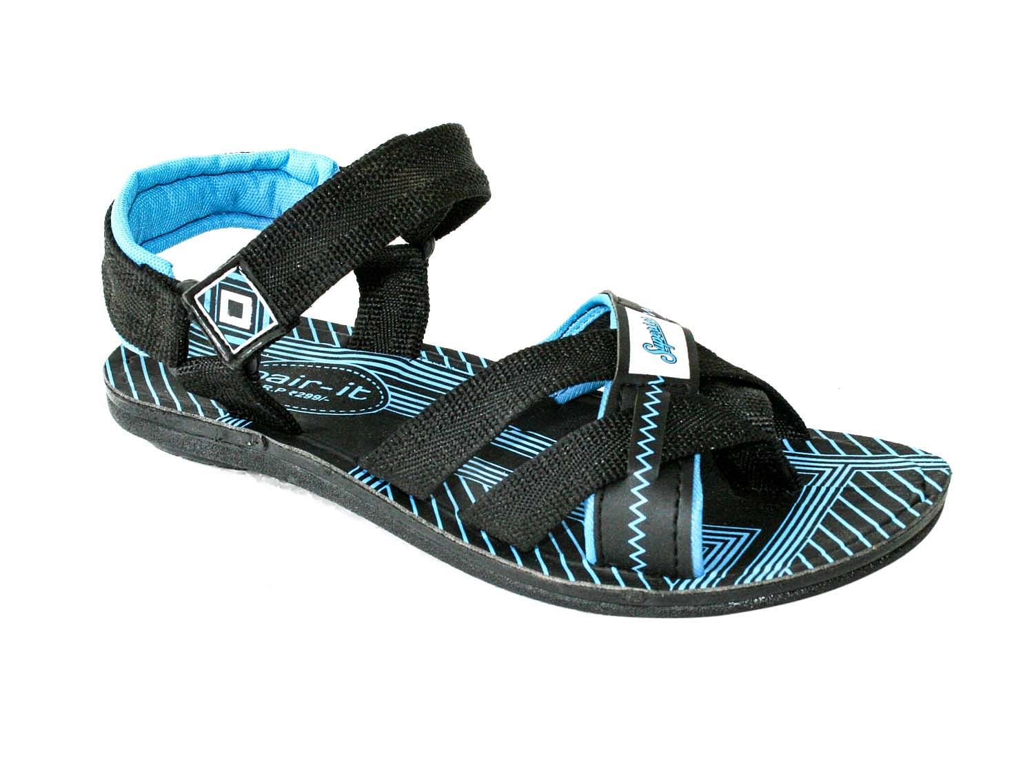 Pair-it Mn Sandals-RE-Gladio106-Black/S. Blue