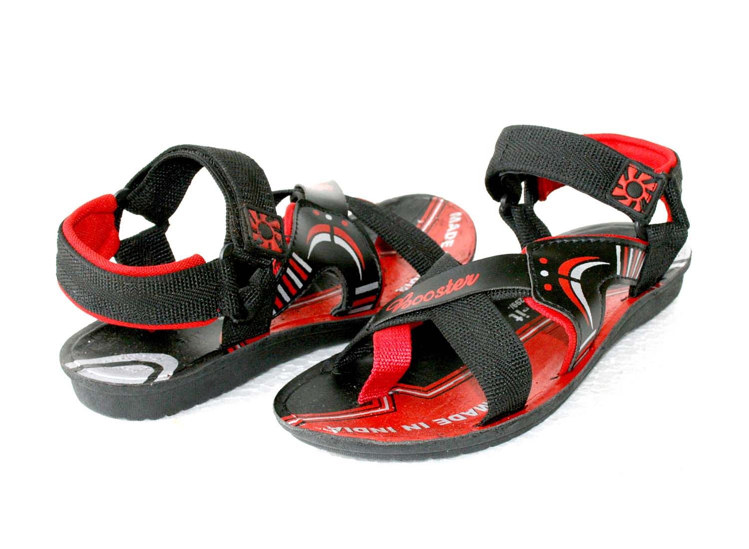 Pair-it Mn Sandals-RE-Gladio114-Black/Red