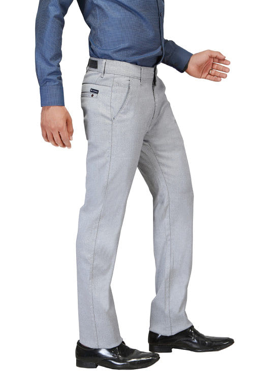 UTD D750 Grey/Blue Casual Trouser
