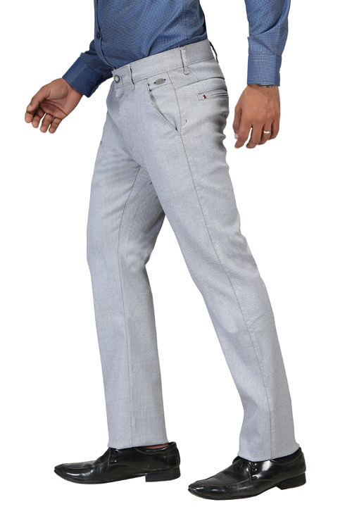 UTD D750 Grey/Blue Casual Trouser