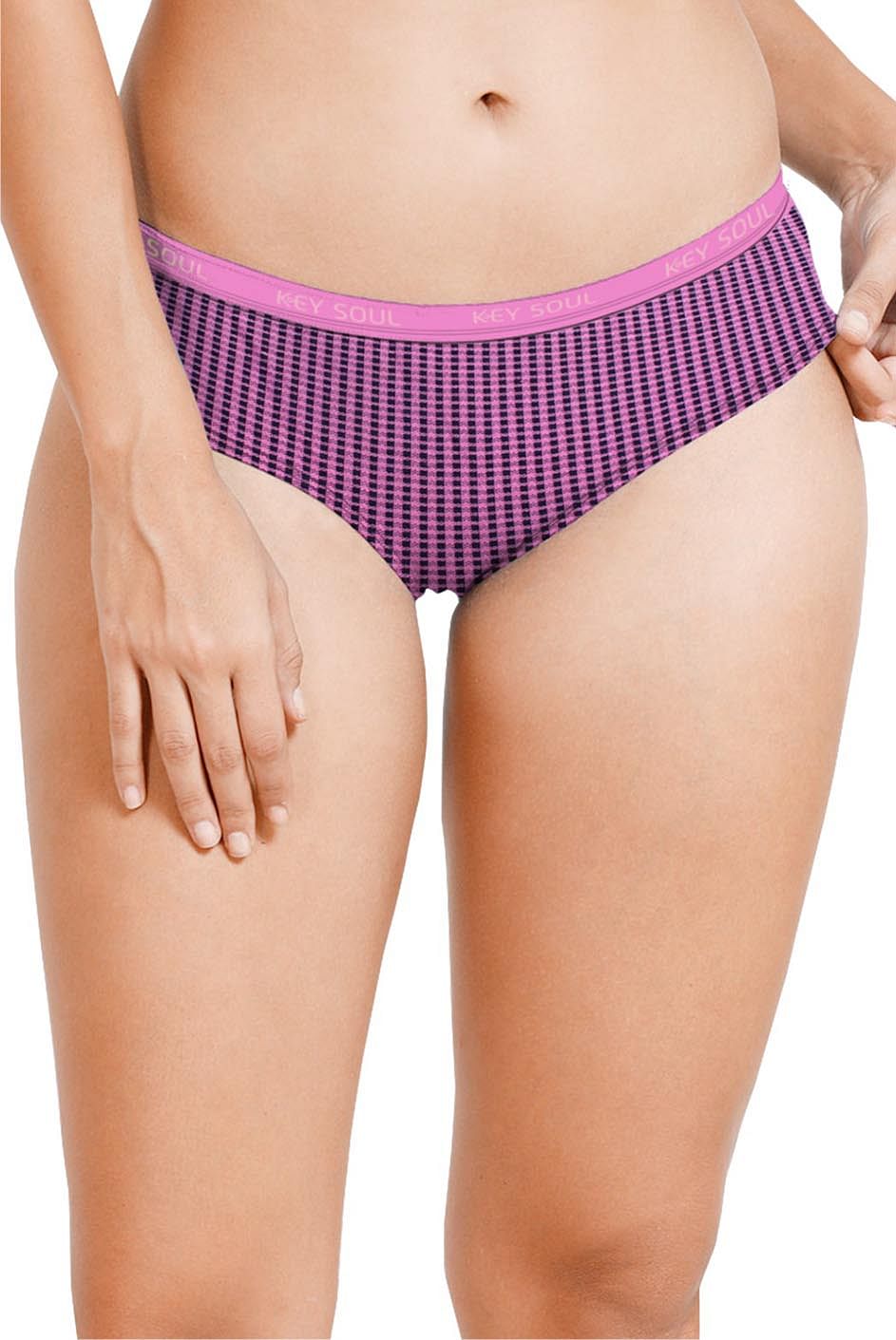 Printed Outer Elastic Panty Pack of 3 - KS002 - Pack - 30 - 3xl/105