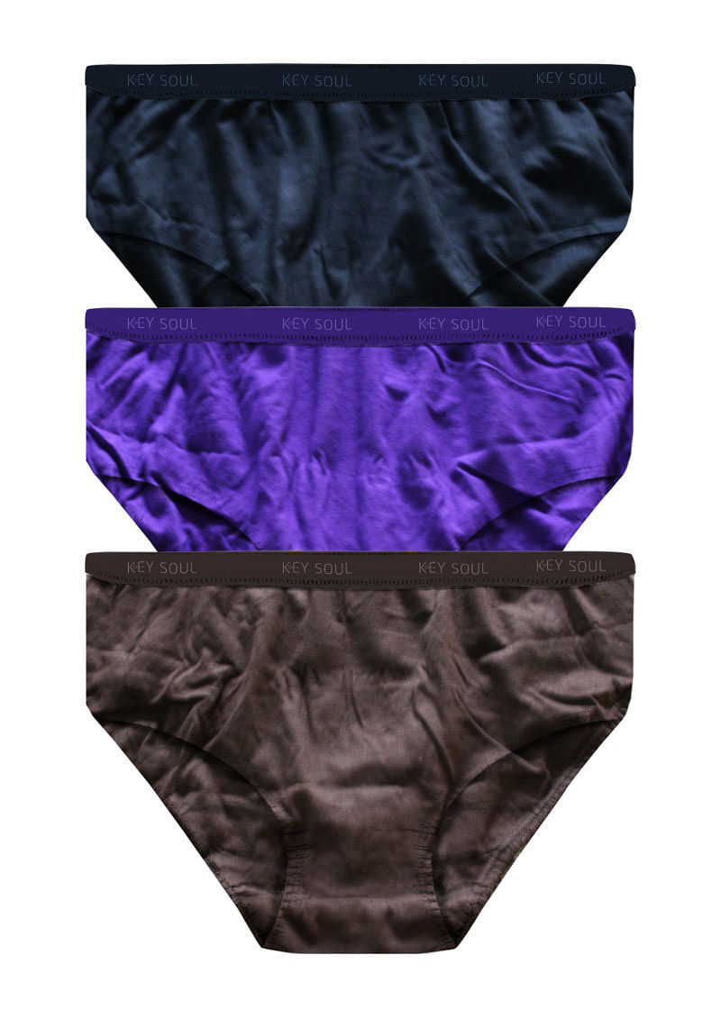 Plain Outer Elastic Panty Pack of 3 -KS001-PACK 6