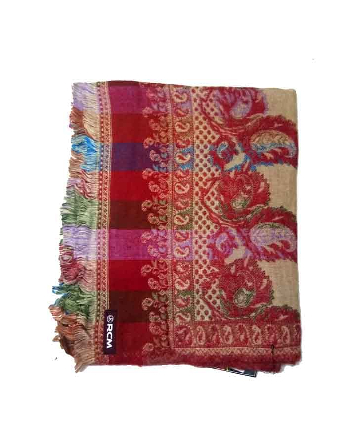 WOMEN SHAWL-RED-WSWL 165 D NO 4