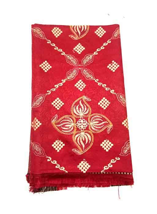 WOMEN SHAWL-RED-WSWL 370 D NO 1