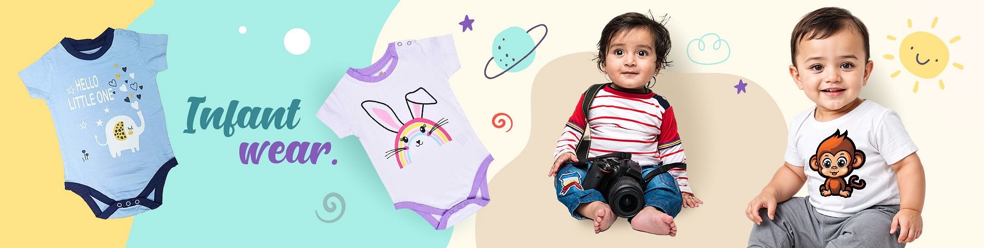 KIDS FASHION, Infant Wear, Baba Suit